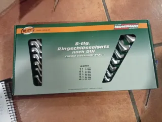 Juego de llaves de anillo 8 piezas