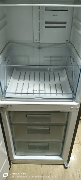 Nevera Combi Electrolux no Frost energía A+