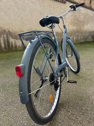 Bicicleta urbana BTWIN azul