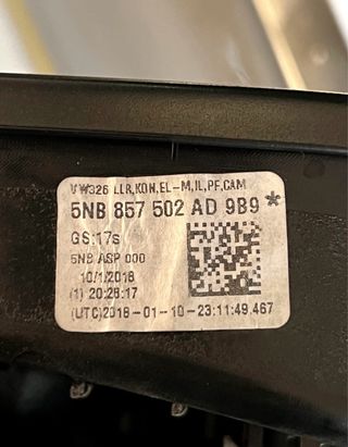 Volkswagen Tiguan Retrovisor derecho original