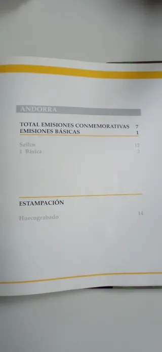 Libro Sellos España y Andorra 2002