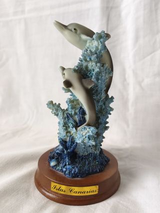 Statuina Delfini intrecciati Islas Canarias - vint