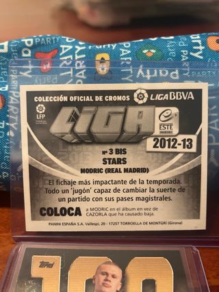 Cromo Luka Modric Stars Liga Este 12-13