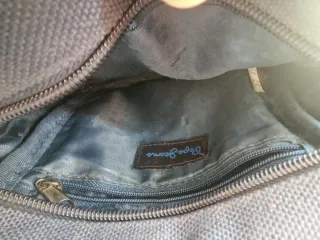 Bolso Pepe Jeans azul y verde oliva