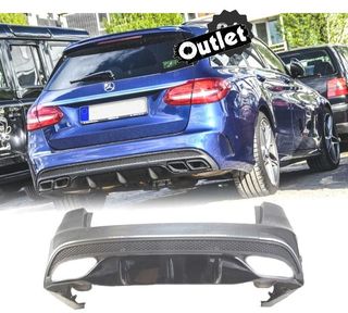 PARAGOLPES TRASERO MERCEDES CLASE C W205 15-18 LOOK AMG P