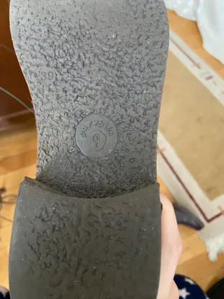 Botas caña alta de piel natural marrón