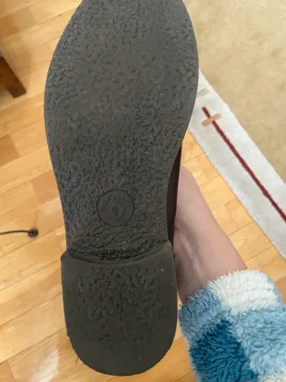 Botas caña alta de piel natural marrón