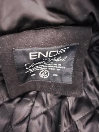 Cappotto Enos Uomo Nero