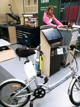 BICICLETA PLEGABLE DE ALUMINIO