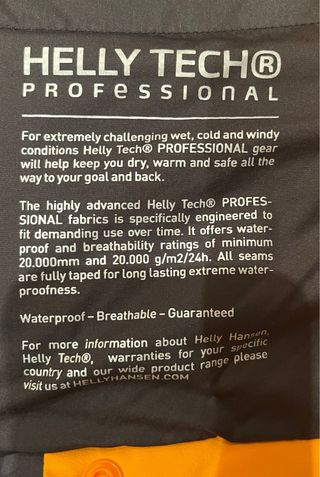 Chaqueta Esqui Helly Hansen Tech Professional