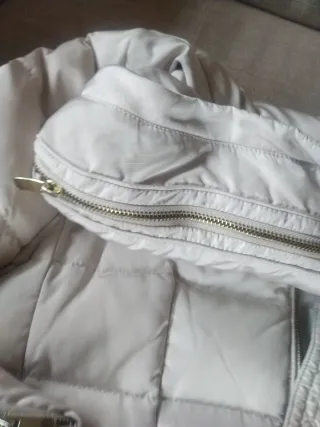 Chaqueta de plumas elegante cremallera ,mujer M