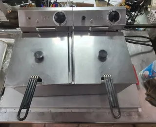 Freidora Doble HR 6+6L