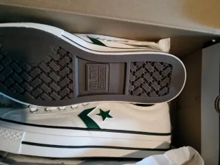 Converse All Star Blancas y Verdes