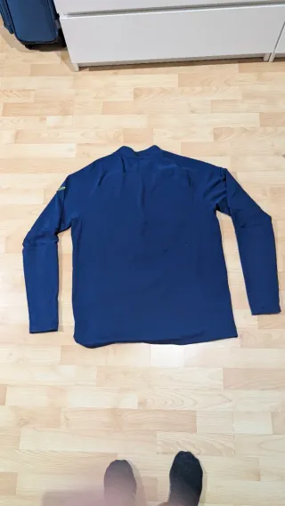 Sudadera Nike Azul Media Cremallera.