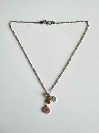 Collana Fossil con pendenti e cristalli