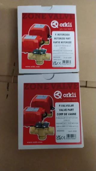 Válvulas Orkli Motorizadas y de Cuerpo