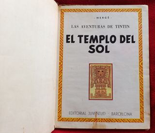 TINTIN   EL TEMPLO DEL SOL   2a EDICION 1961