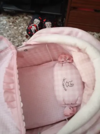 Cochecito de muñeca Niza rosa
