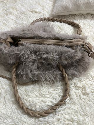 Borsa pelo manici intrecciati