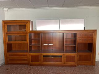 Mueble de salón modular madera