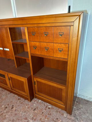 Mueble de salón modular madera