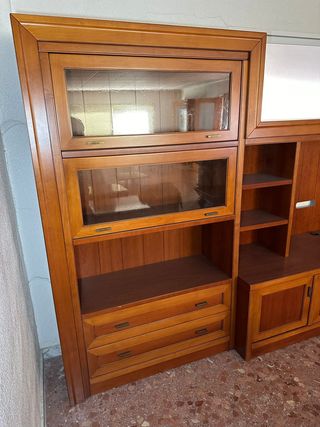 Mueble de salón modular madera