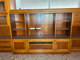 Mueble de salón modular madera