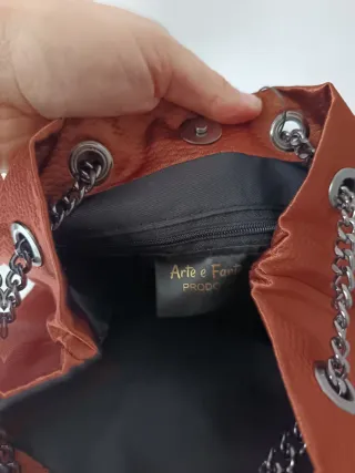 Borsa secchiello artigianale nuova