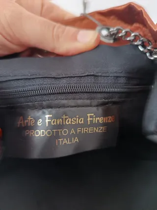 Borsa secchiello artigianale nuova