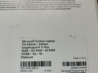 Microsoft Surface Laptop 13.8” Gris