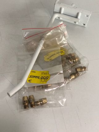 Lote 18 Adaptadores puntas dardos 1/4 a 2BA Latón