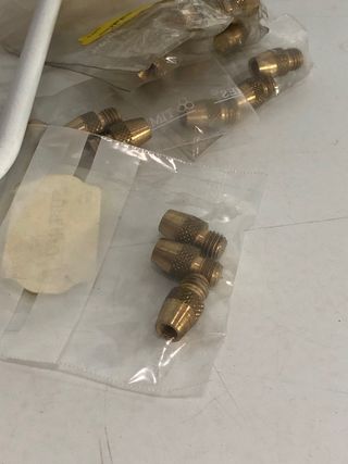 Lote 18 Adaptadores puntas dardos 1/4 a 2BA Latón