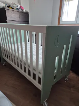 Cuna colecho Alondra omni mint 60x120