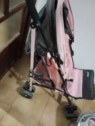 Silla de paseo rosa
