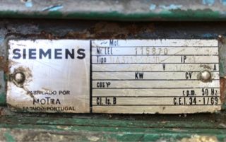 Motor Elétrico Siemens