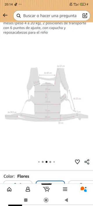 Mochila Porteo Ergonómica