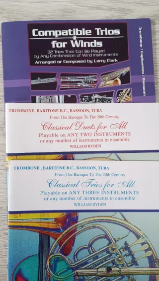 Libros de música para instrumentos de viento