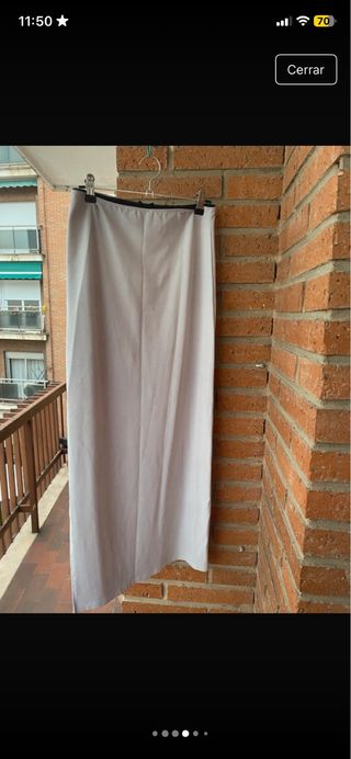 Conjunto falda y top blanco