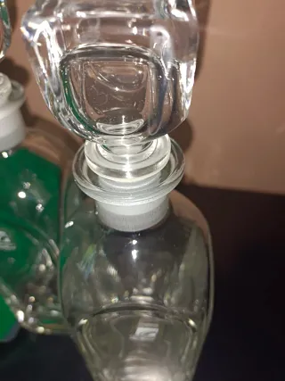 Set 2 Caraffe decanter cristallo consistente