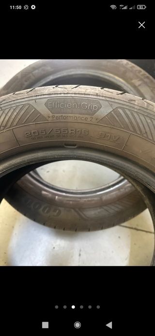 Neumáticos Goodyear EfficientGrip 205/55/16 91v