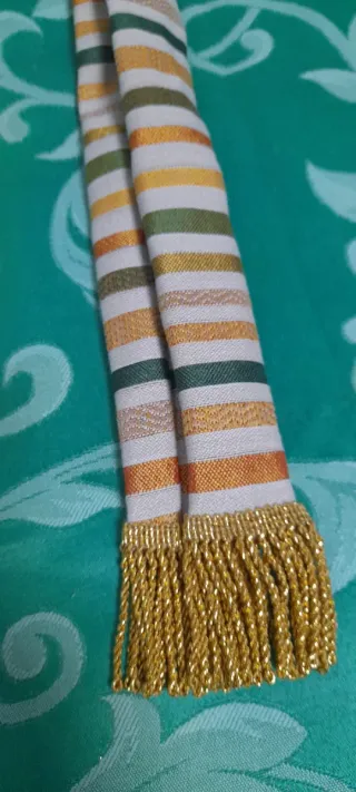 Fajín hebrea para virgen de candelero