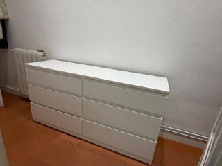 Cómoda IKEA KULLEN Blanca 6 Cajones