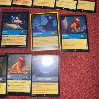 Lote 26 Cards Brillo Foil Lorcana First Chapter