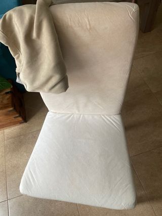 Pack 4 Sillas Ikea Tela topo, funda desenfundable