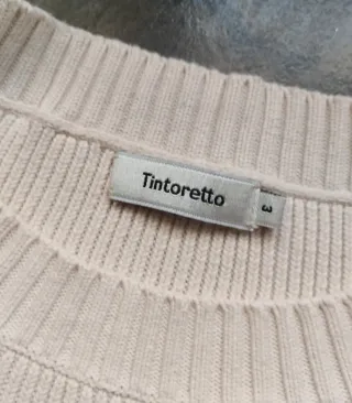 Vestido Tintoretto T.36 Rayas Azul Marino