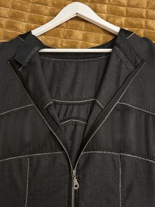 Vestido Tony Cohen Gris/Negro