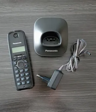 Teléfono Inalámbrico Panasonic Negro