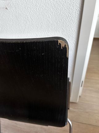 4 Sillas Comedor IKER Gilbert Madera Metal