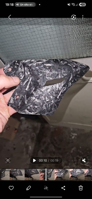 Paratacco Battitacco Carbonio Forgiato