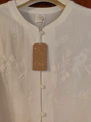 Blusa Des Petits Hauts Simille, ecru.